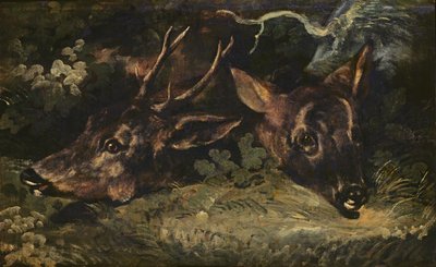 Głowy sarny, 1815 autorstwa Theodore Gericault