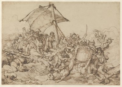 Tratwa z rozbitkami z fregaty „Médusa” autorstwa Theodore Gericault