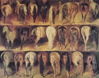 Zad konia autorstwa Theodore Gericault