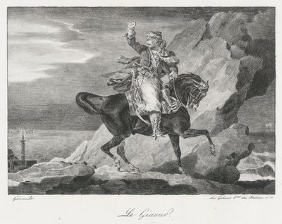 Le Giaour (Giaour) autorstwa Theodore Gericault