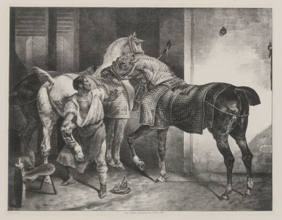 Angielski kowal (The English Farrier) autorstwa Theodore Gericault