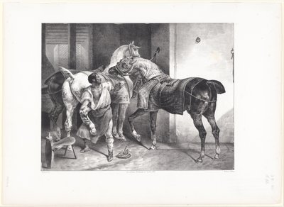 Angielski kowal (The English Farrier) autorstwa Theodore Gericault