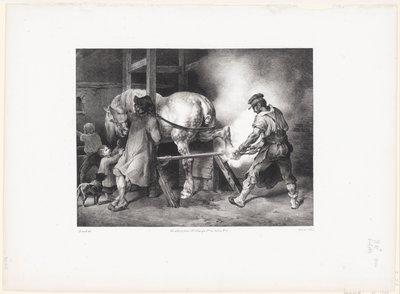 „Le Maréchal flamand” (Flamandzki kowal) autorstwa Theodore Gericault