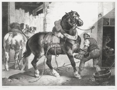 Francuski kowal (The French Blacksmith) autorstwa Theodore Gericault