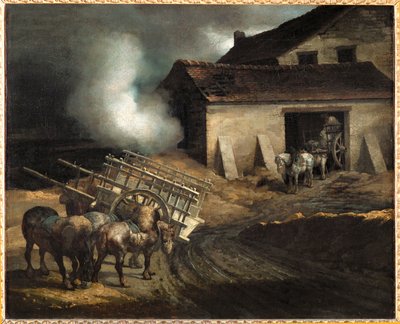 Le four a platre. Piec gipsowy ... autorstwa Theodore Gericault