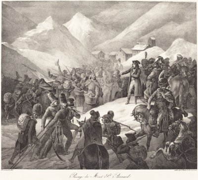 Passage du Mont St. Bernard (Armia Napoleona przekraczająca Przełęcz św. Bernarda) autorstwa Theodore Gericault