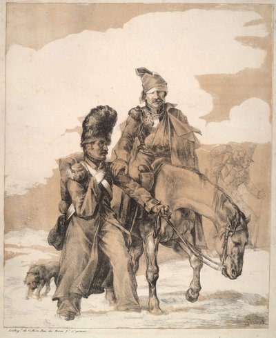 Powrót z Rosji (Return from Russia) autorstwa Theodore Gericault