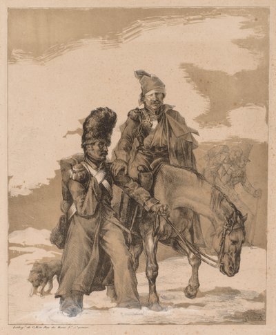 Powrót z Rosji autorstwa Theodore Gericault