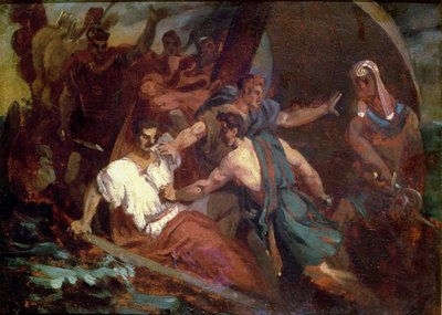 Bunt na żaglowcu autorstwa Theodore Gericault