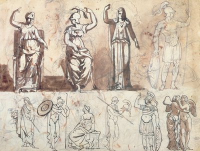 Studium z antycznych modeli autorstwa Theodore Gericault