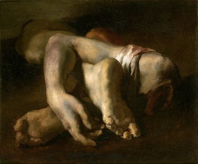Studium stóp i dłoni, ok. 1818-19 autorstwa Theodore Gericault