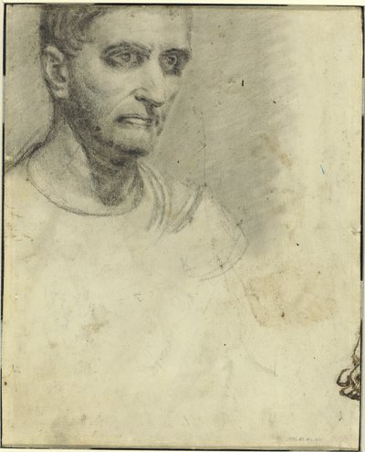 Studium człowieka [verso] autorstwa Theodore Gericault