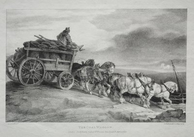 Wagon węglowy autorstwa Theodore Gericault