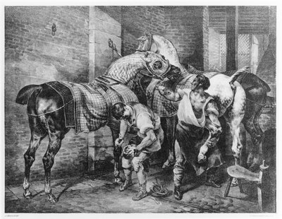 Angielski kowal autorstwa Theodore Gericault