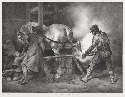 Flamandzki kowal autorstwa Theodore Gericault