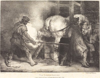 Flamandzki Kowal autorstwa Theodore Gericault