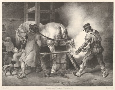 Flamandzki kowal autorstwa Theodore Gericault