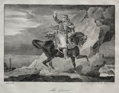 Giaour, 1820. autorstwa Theodore Gericault