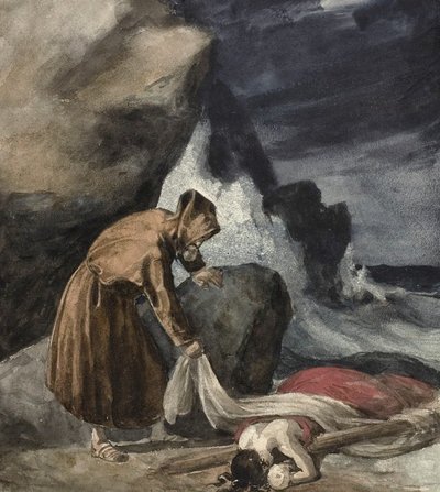 Burza, ok. 1821-23 autorstwa Theodore Gericault