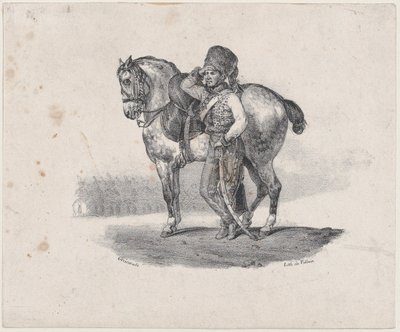 Trąbka husarzy autorstwa Theodore Gericault