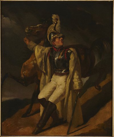 Ranny kirasjer autorstwa Theodore Gericault