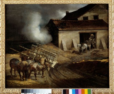 Piec gipsowy Obraz Theodore Gericault (1791-1824) wym. 0,5x0,6m. autorstwa Theodore Gericault