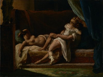 Trzej kochankowie autorstwa Theodore Gericault