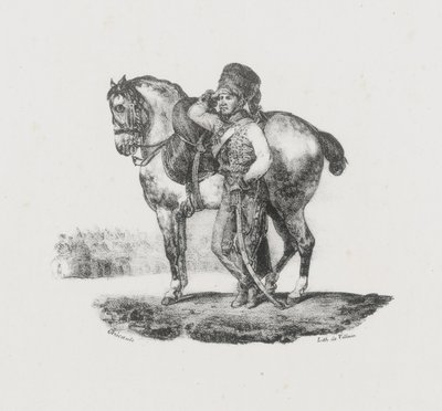 Trębacz husarski (Hussar Trumpeter) autorstwa Theodore Gericault