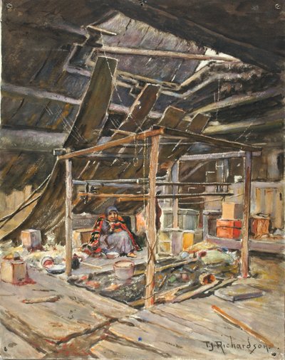 Rodzima Wnętrze, ca. 1880-1914. autorstwa Theodore J. Richardson
