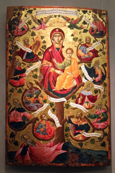 Amerykański angielski:  Tree of Jesse Drzewo Jessego (Poulakis) autorstwa Theodore Poulakis
