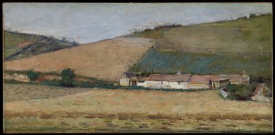 Farma wśród wzgórz, Giverny, ok. 1887 r. autorstwa Theodore Robinson