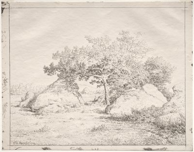 Wiśniowe drzewo w Blau autorstwa Theodore Rousseau