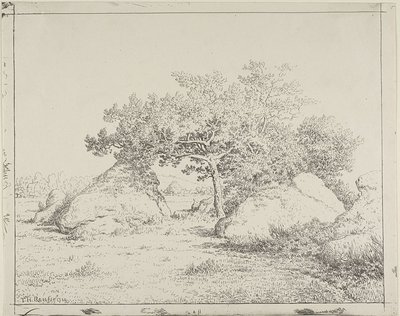Wiśnia w Plante à Biau autorstwa Theodore Rousseau