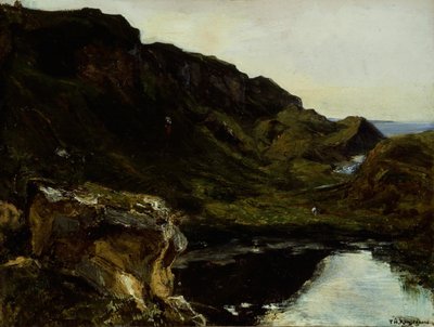 Krajobraz autorstwa Theodore Rousseau