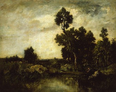Krajobraz, ok.1850 autorstwa Pierre Etienne Theodore Rousseau