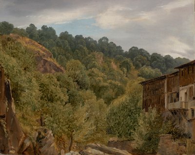 Wieś Owernii autorstwa Theodore Rousseau