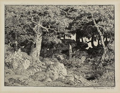 Dąb ze Skał autorstwa Theodore Rousseau