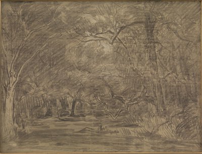 Wnętrze lasu autorstwa Theodore Rousseau