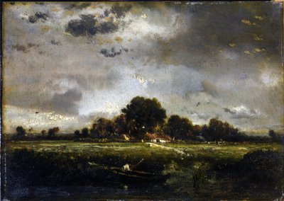 Mały Rybak autorstwa Pierre Etienne Theodore Rousseau