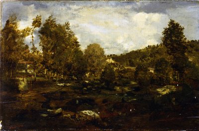 Dolina Tiffauge autorstwa Pierre Etienne Theodore Rousseau