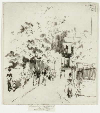 Święto bankowe, róg Beaufort Street, Chelsea autorstwa Theodore Roussel