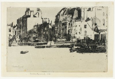 Chelsea Palaces (wersja czarno-biała) autorstwa Theodore Roussel