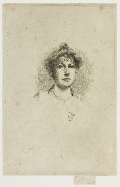 Portret panny Edith Austin autorstwa Theodore Roussel