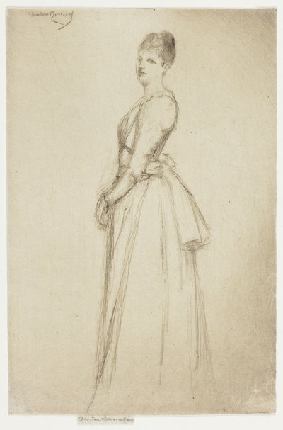 Portret pani C. W. autorstwa Theodore Roussel