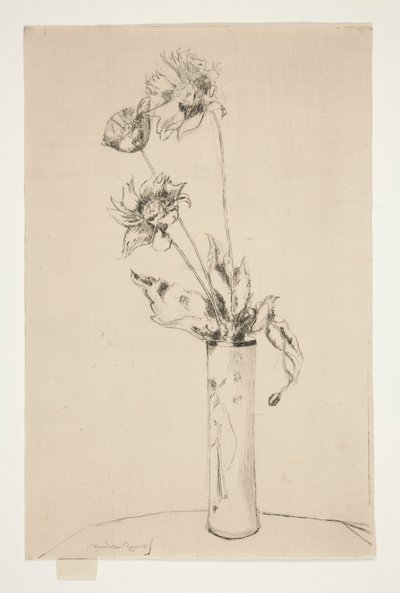 Dowód na La Chine (wersja czarno-biała) autorstwa Theodore Roussel