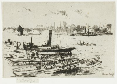 Premiera Steam, Chelsea Embankment autorstwa Theodore Roussel