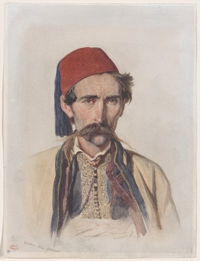 Wąsaty Słowiański w Belgradzie autorstwa Theodore Valerio