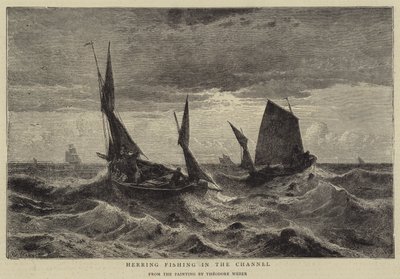 Połowy śledzia w Kanale La Manche autorstwa Theodore Weber