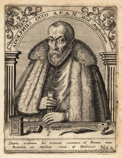 Adolf Occo, lekarz autorstwa Theodore de Bry
