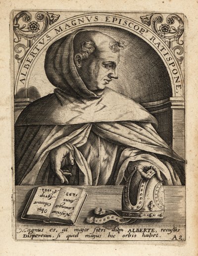 Albertus Magnus autorstwa Theodore de Bry
